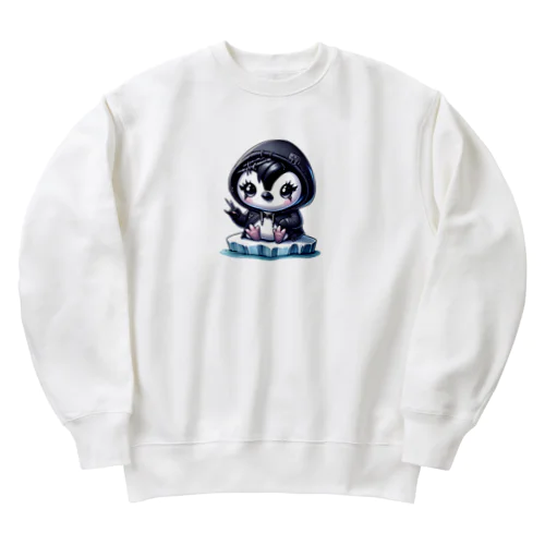 ROCKなペンギン Heavyweight Crew Neck Sweatshirt