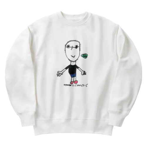 たじみのじいじ Heavyweight Crew Neck Sweatshirt