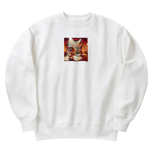 仲良しRISU Heavyweight Crew Neck Sweatshirt