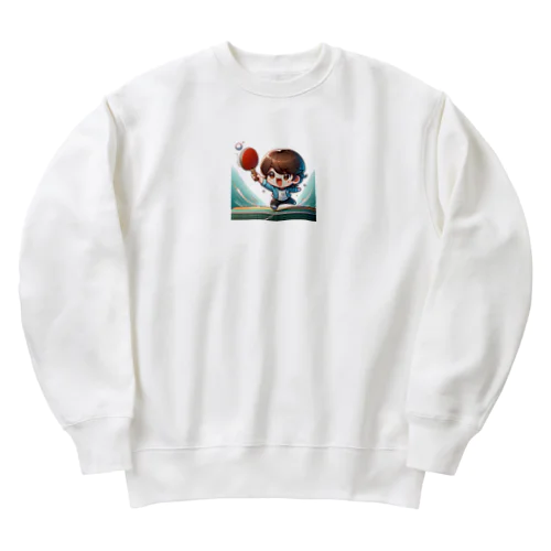 卓球小僧 Heavyweight Crew Neck Sweatshirt