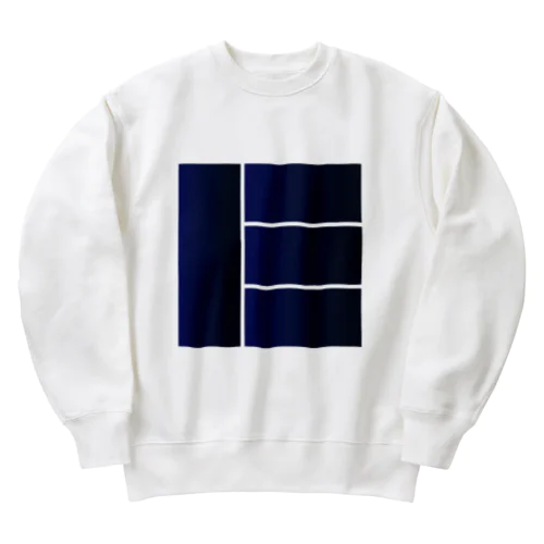 シンプルＢＯＸデザイン１ Heavyweight Crew Neck Sweatshirt