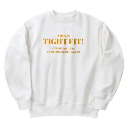 これはタイトフィットです!太ってるからじゃないよ! Heavyweight Crew Neck Sweatshirt