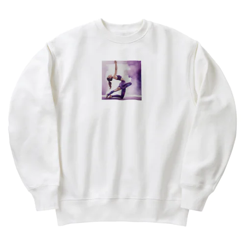 ヨガを極める美しさ Heavyweight Crew Neck Sweatshirt