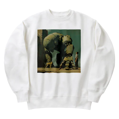 ロボツトと少年　なでしこ1478 Heavyweight Crew Neck Sweatshirt