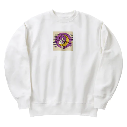 夜のロマンチックな光景！ Heavyweight Crew Neck Sweatshirt