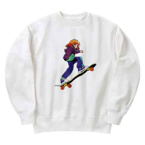 スケボー女子 Heavyweight Crew Neck Sweatshirt