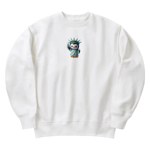 自由のペンギン像 Heavyweight Crew Neck Sweatshirt