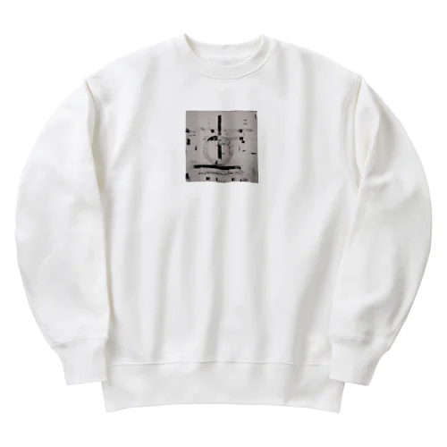 洗練されたモノクローム Heavyweight Crew Neck Sweatshirt