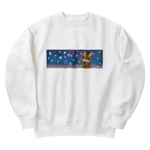 宝石キラキラちったさん Heavyweight Crew Neck Sweatshirt