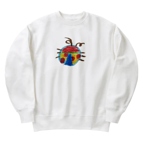 カラフルてんとう虫 Heavyweight Crew Neck Sweatshirt