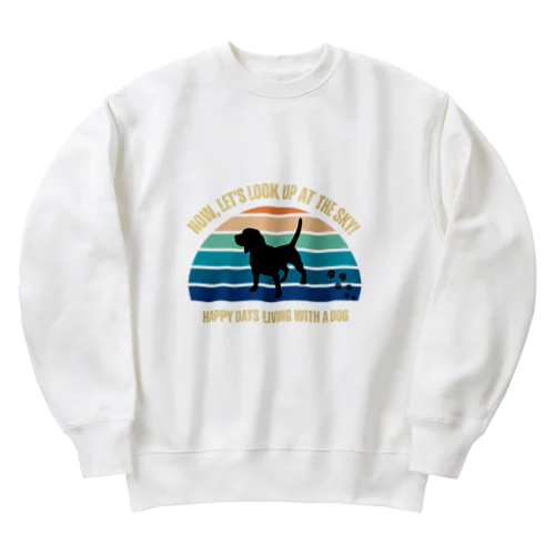 わんちゃん　ビーグル Heavyweight Crew Neck Sweatshirt