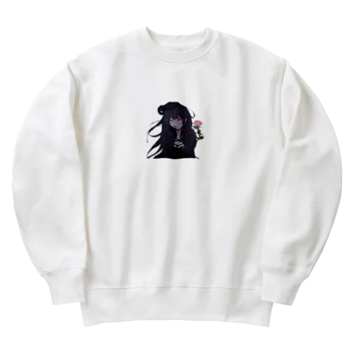 早く来てよ Heavyweight Crew Neck Sweatshirt