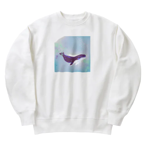 くじら Heavyweight Crew Neck Sweatshirt