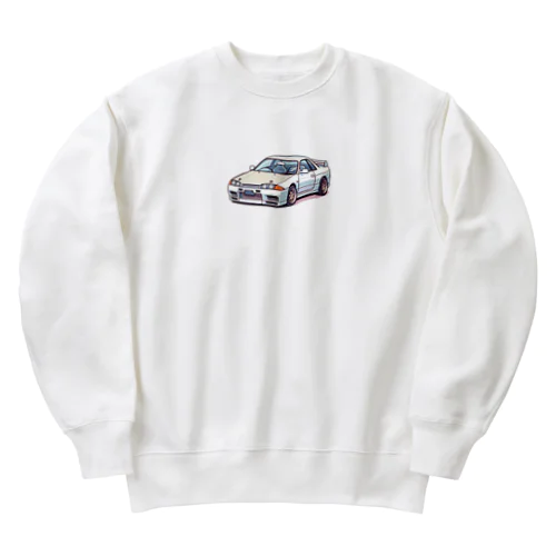 じーてぃーあーる Heavyweight Crew Neck Sweatshirt