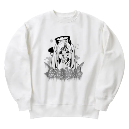 サブカル　かっこかわいいtシャツ 色違い Heavyweight Crew Neck Sweatshirt