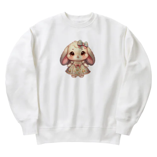 うさちゃん Heavyweight Crew Neck Sweatshirt