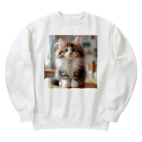 ゴージャスCAT Heavyweight Crew Neck Sweatshirt