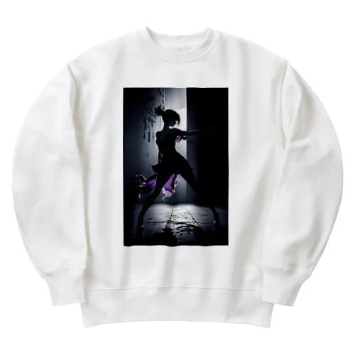 朽ちた劇団の踊り子 Heavyweight Crew Neck Sweatshirt