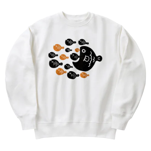 お魚さんは大家族 Heavyweight Crew Neck Sweatshirt