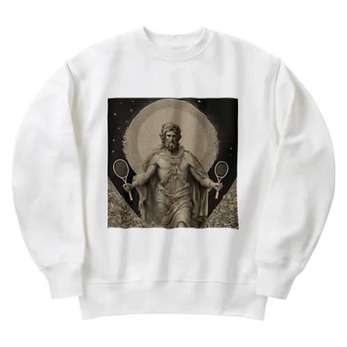 God of tennis Heavyweight Crew Neck Sweatshirt