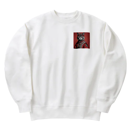 縄文猫 Heavyweight Crew Neck Sweatshirt