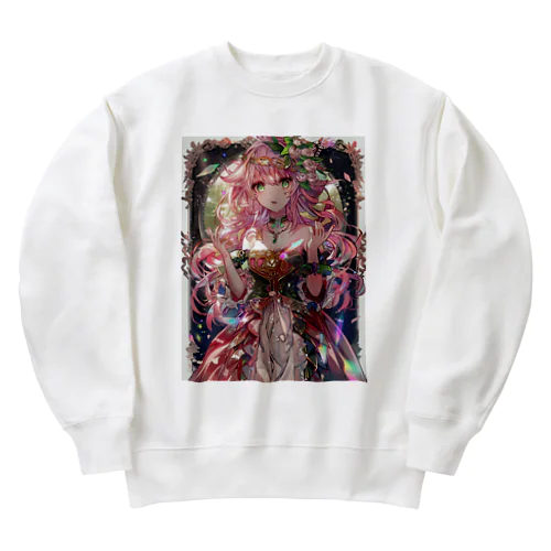 ローズプリンセス（プレミアムバージョン） Heavyweight Crew Neck Sweatshirt