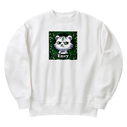 やきもち白虎 Heavyweight Crew Neck Sweatshirt