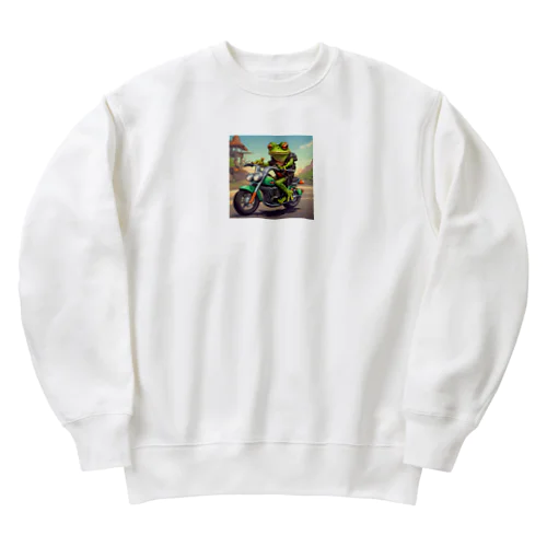 カエルライダー4兄弟　長男　マッテオ Heavyweight Crew Neck Sweatshirt