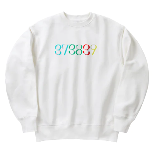 数字グッズ　(373839yoko) Heavyweight Crew Neck Sweatshirt