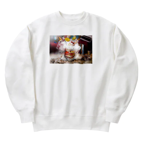 東京切子ロックグラス Heavyweight Crew Neck Sweatshirt