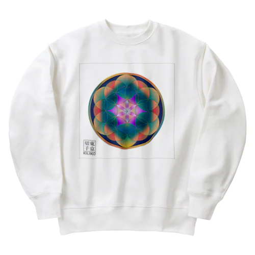 神聖幾何学 Heavyweight Crew Neck Sweatshirt