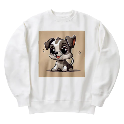 ふんわりかわいい小型犬が登場🐾 Heavyweight Crew Neck Sweatshirt