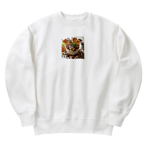 ほろ苦いコーヒーが甘い驚きをもたらす！ Heavyweight Crew Neck Sweatshirt