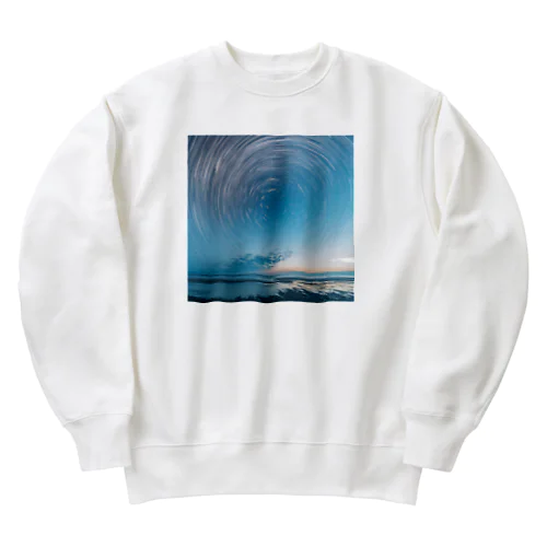 時間の渦 Heavyweight Crew Neck Sweatshirt