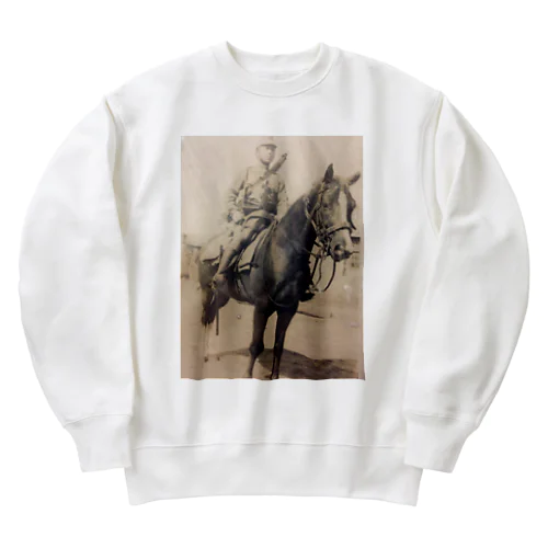 騎乗兵 Heavyweight Crew Neck Sweatshirt