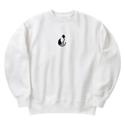 【猫好き必見！】おしゃれな猫グッズコレクション Heavyweight Crew Neck Sweatshirt