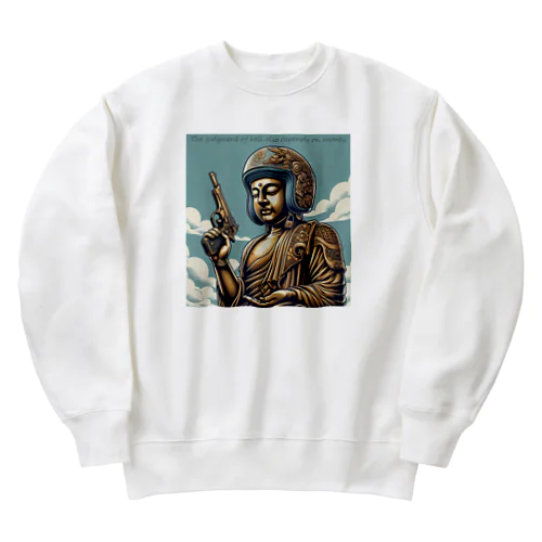 地獄の沙汰も金次第 Heavyweight Crew Neck Sweatshirt