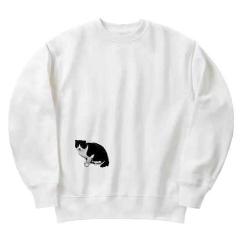 近所の野良猫 Heavyweight Crew Neck Sweatshirt