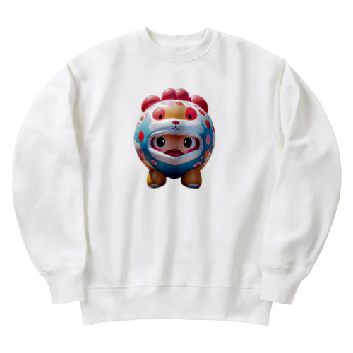 ふわふわドーム妖怪　#とらぽん Heavyweight Crew Neck Sweatshirt