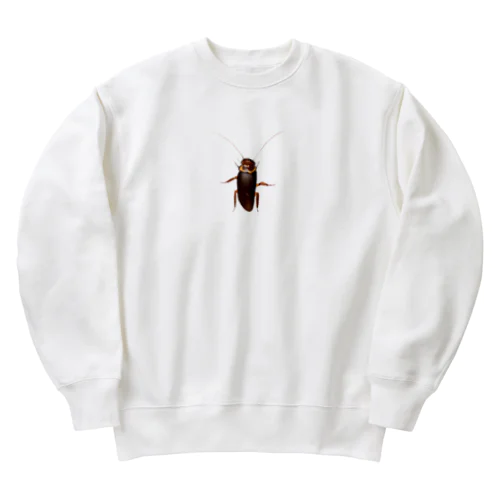 リアル絵のゴキブリ Heavyweight Crew Neck Sweatshirt