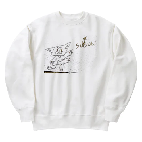 スンスンが描いたスンスンの絵 Heavyweight Crew Neck Sweatshirt