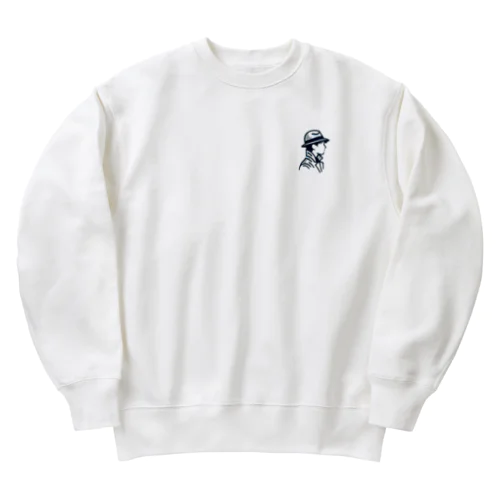 帽子を被った青年 Heavyweight Crew Neck Sweatshirt