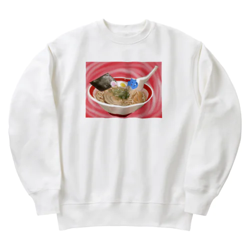 ラーメンどっぷりくん Heavyweight Crew Neck Sweatshirt