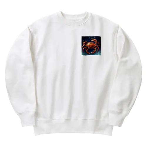 蟹座 Heavyweight Crew Neck Sweatshirt