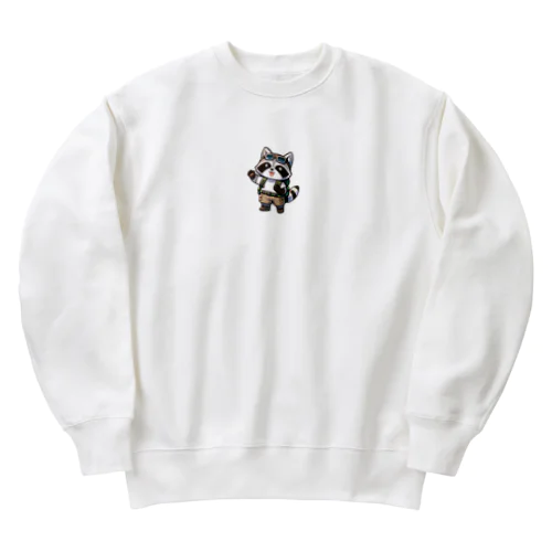 ぼうけんタヌキくん Heavyweight Crew Neck Sweatshirt