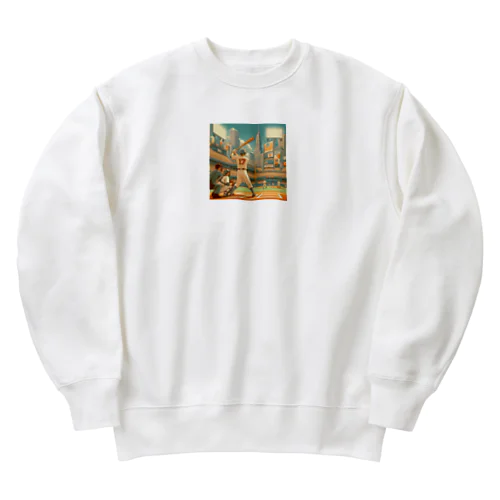 君は大谷になれるか Heavyweight Crew Neck Sweatshirt