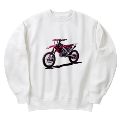 オフロードバイク デザイン モトクロス  Heavyweight Crew Neck Sweatshirt