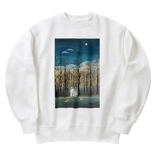 カーニバルにゃ Heavyweight Crew Neck Sweatshirt