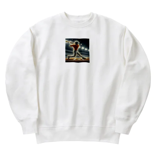 野球 Heavyweight Crew Neck Sweatshirt