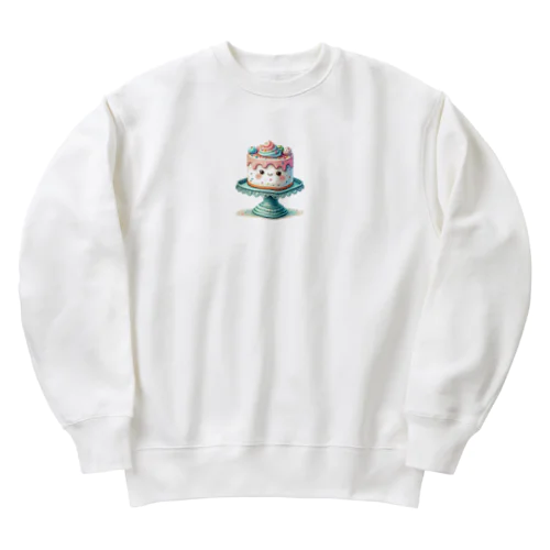 可愛いケーキちゃん Heavyweight Crew Neck Sweatshirt